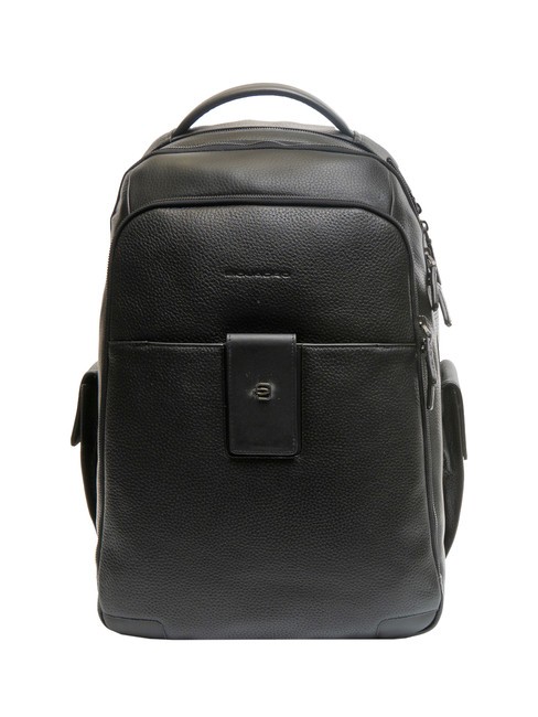 PIQUADRO ILI Rucsac din piele granulată, 15,6" buc nero2 - Rucsacuri pentru laptop