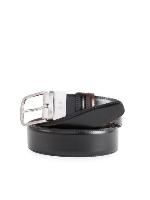 PIQUADRO X11  Cureaua din piele reversibila negru maro - Curele