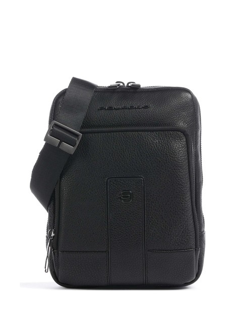 PIQUADRO CARL Geanta iPad mini din piele negru - Genți de umăr bărbați