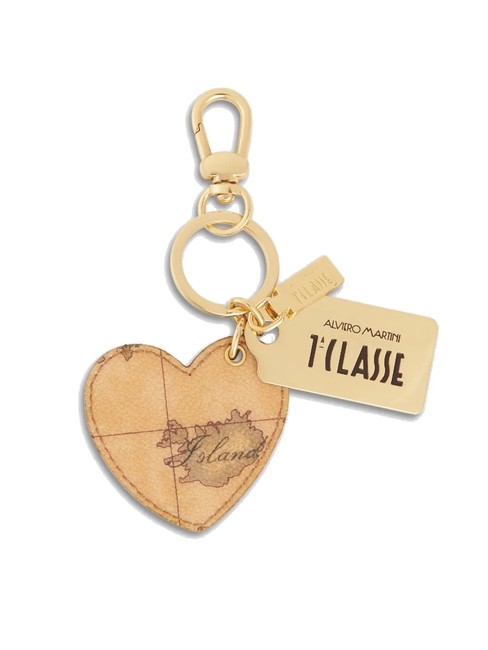 ALVIERO MARTINI PRIMA CLASSE GEO CLASSIC Breloc cu breloc inimă NATURAL - Portchei