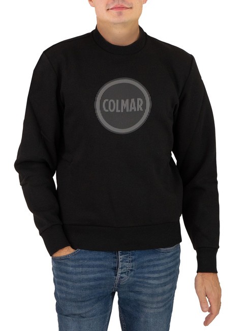 COLMAR MODISH Hanorac cu gât cu imprimeu cu logo negru - hanorace