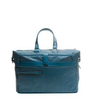 PIQUADRO CAMPIONARIO - SIGNO Geantă duffle din material textil și piele aviaţie - Genți de voiaj - 1