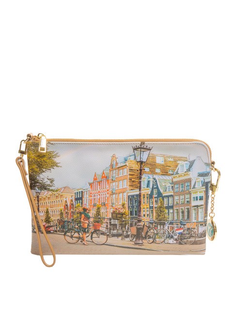 YNOT YESBAG clutch cu poliester și curea de umăr curcubeul de amsterdam - Genți femei