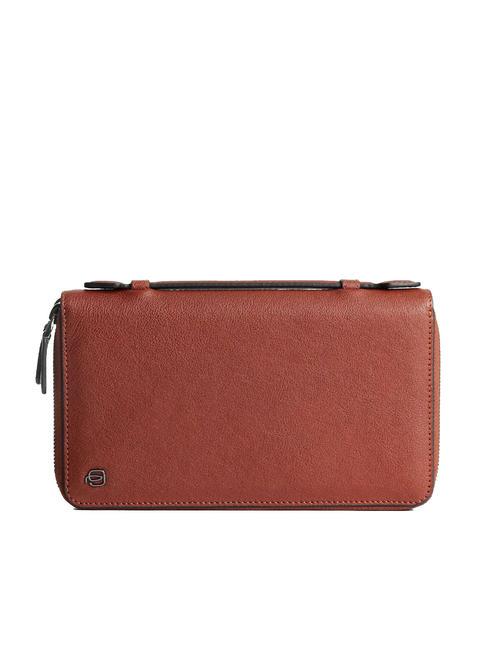 PIQUADRO BLACK SQUARE Portofel clutch din piele PIELE - Husă pentru tabletă și organizator