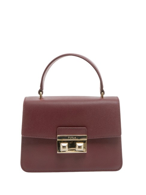 FURLA BELLA Geanta mica din piele St Andromeda Ribes / roșu - Genți femei
