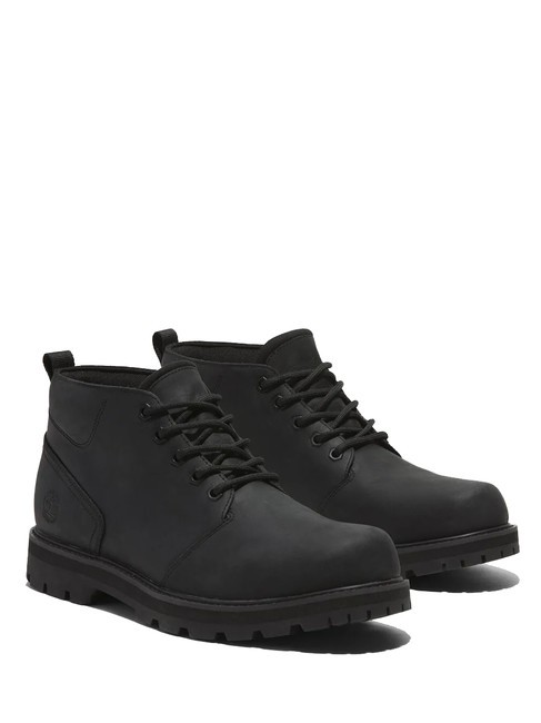 TIMBERLAND BRITTON ROAD  Pantofi din piele impermeabili negru plin de cereale - Pantofi bărbați