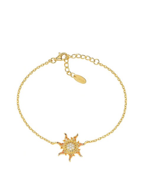 AMEN SOLE Bratara din argint cu zirconi aur - Brățări