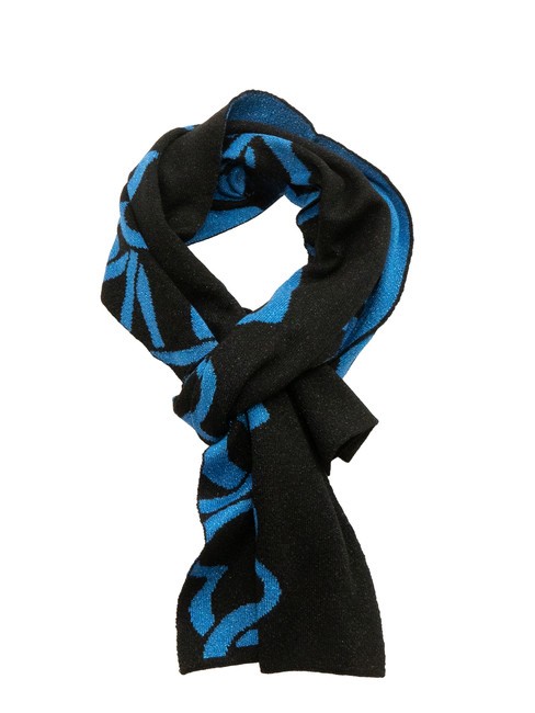 MOSCHINO HEARTS LUREX Eşarfă negru/albastru - Eșarfe