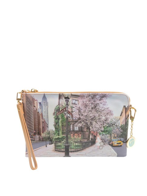 YNOT YESBAG clutch cu manșetă și curea de umăr New York East - Genți femei