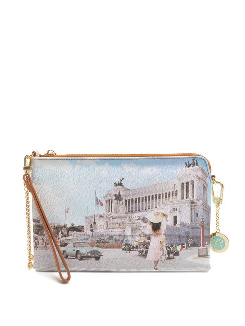 YNOT YESBAG clutch cu manșetă și curea de umăr Roma de epocă - Genți femei