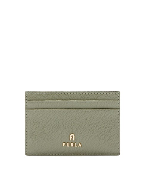 FURLA CAMELIA Suport card din piele agaveb - Portofele femei