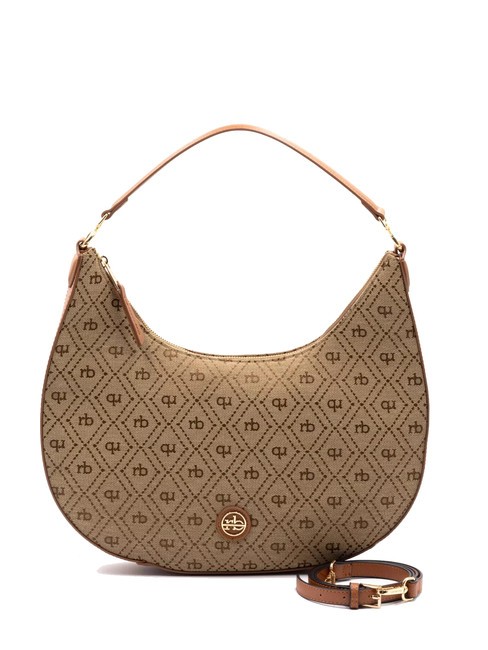ROCCOBAROCCO FRIDA Geantă hobo jacquard natural - Genți femei