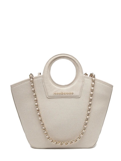 ROCCOBAROCCO REA Geanta dubla portabilitate bej - Genți femei