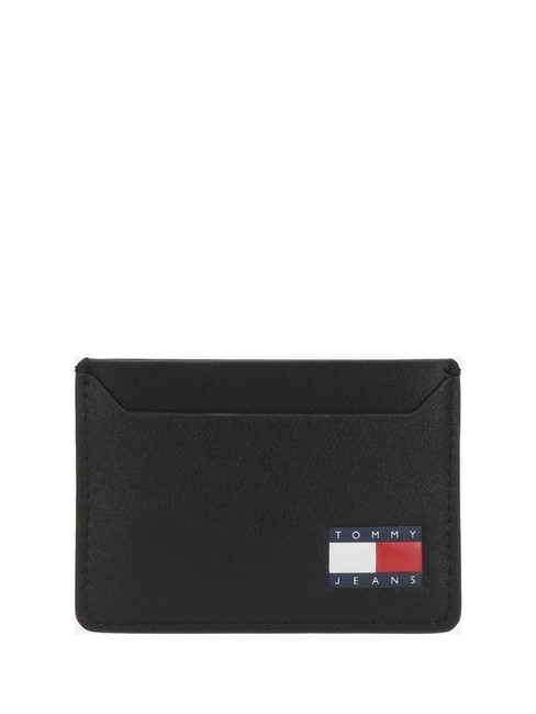 TOMMY HILFIGER TOMMY JEANS Heritage Suport plat pentru card negru - Portofele femei