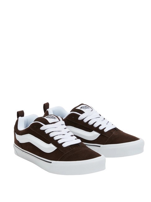 VANS KNU SKOOL Tenisi din piele intoarsa maro/alb - Pantofi unisex