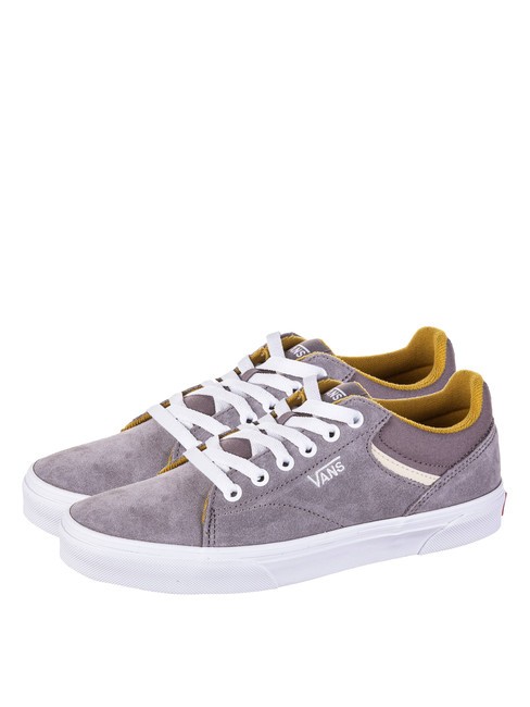 VANS SELDAN Tenisi din piele intoarsa retro pop gri/creme brulee - Pantofi femei