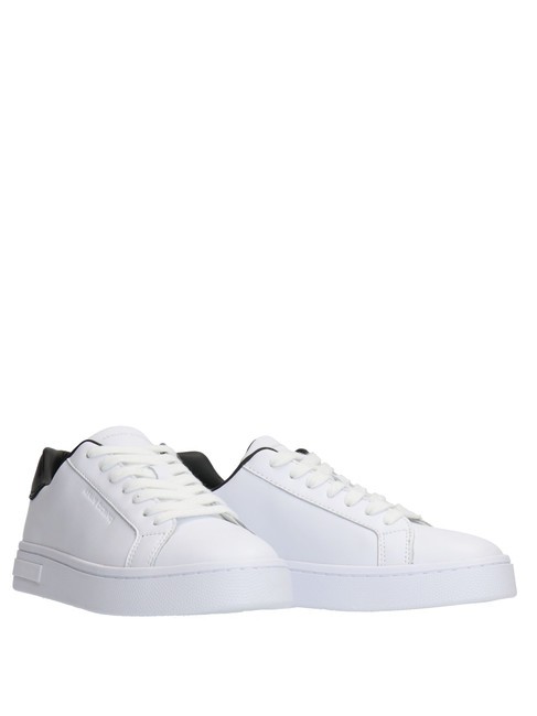 ARMANI EXCHANGE A|X Tenisi din piele multicolor op alb negru - Pantofi femei