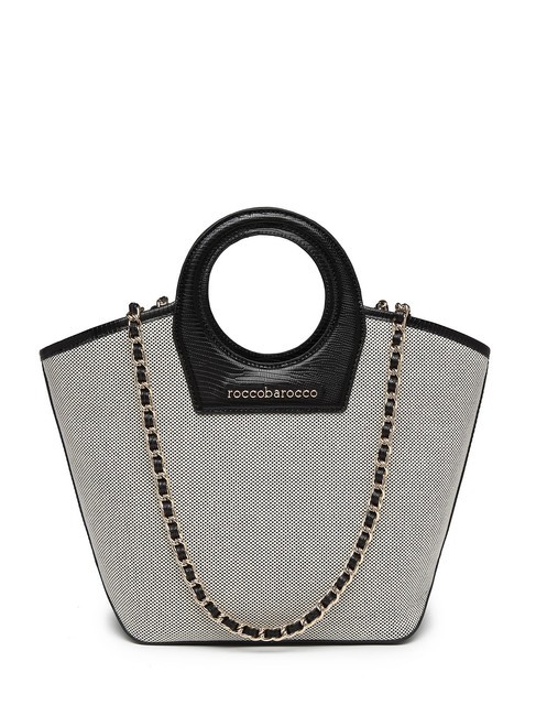 ROCCOBAROCCO REA Geanta dubla portabilitate negru - Genți femei