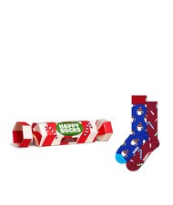 HAPPY SOCKS HOLIDAY STRIPED CRACKER Set cadou de 2 perechi de șosete - Șosete pentru bărbați