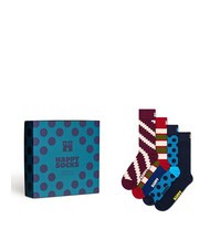 HAPPY SOCKS NEW VINTAGE Set cadou de 4 perechi de șosete marina - Șosete unisex - 1