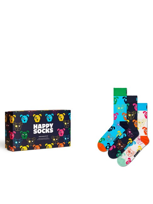HAPPY SOCKS MIXED DOG Set cadou de 3 perechi de șosete multicolor - Șosete de damă