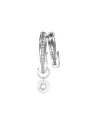 GUESS CRAZY EARRINGS Cercel cu un singur earcuff SILVER - Cercei - 1