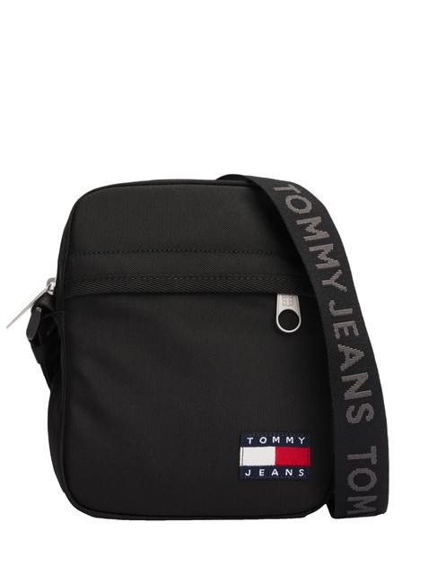 TOMMY HILFIGER TOMMY JEANS ESSENTIAL DAILY  Geanta din poliester reciclat negru - Genți de umăr bărbați