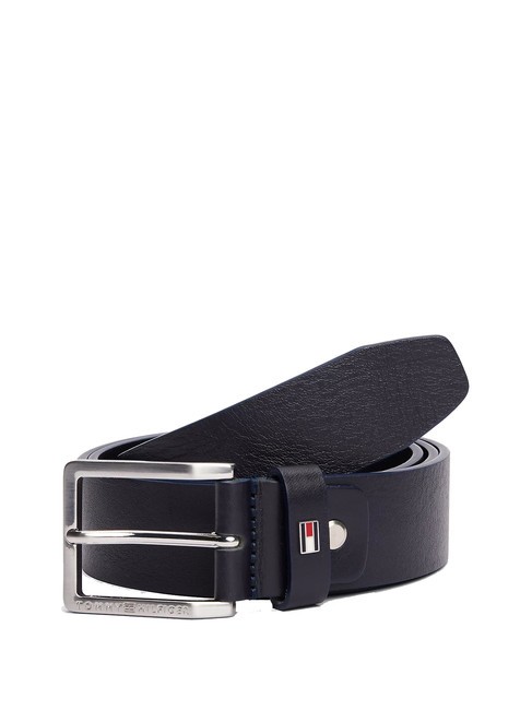 TOMMY HILFIGER OLIVER  Curea din piele scurtabilă albastru spațial - Curele