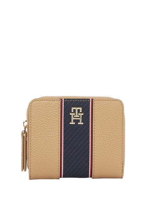 TOMMY HILFIGER TH LEGACY Portofel mic cu fermoar pânză de safari - Portofele femei