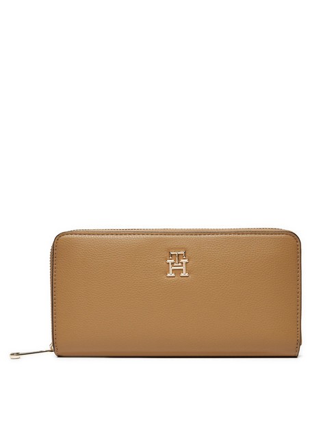 TOMMY HILFIGER TH SOFT LOGOTAPE Fermoar în jurul portofelului pânză de safari - Portofele femei
