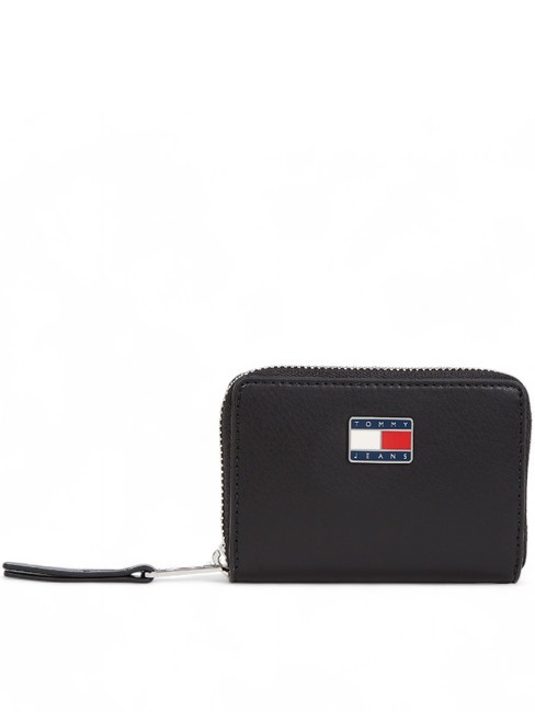 TOMMY HILFIGER TOMMY JEANS PILLOW Fermoar în jurul poșetei negru - Portofele femei