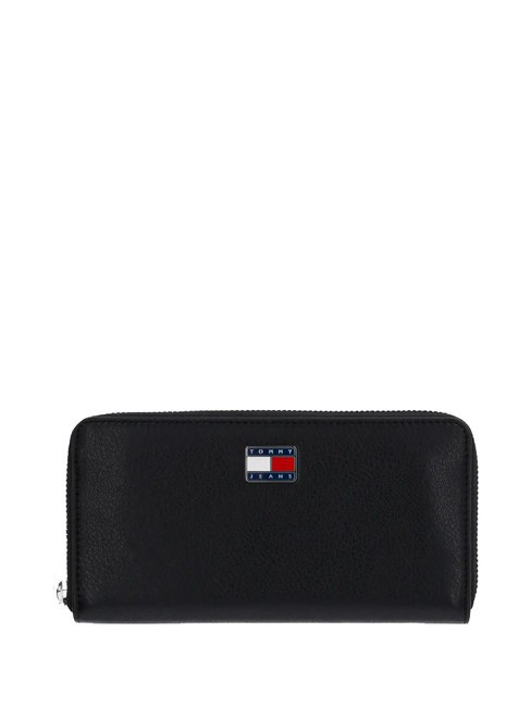 TOMMY HILFIGER TOMMY JEANS PILLOW Fermoar în jurul portofelului negru - Portofele femei