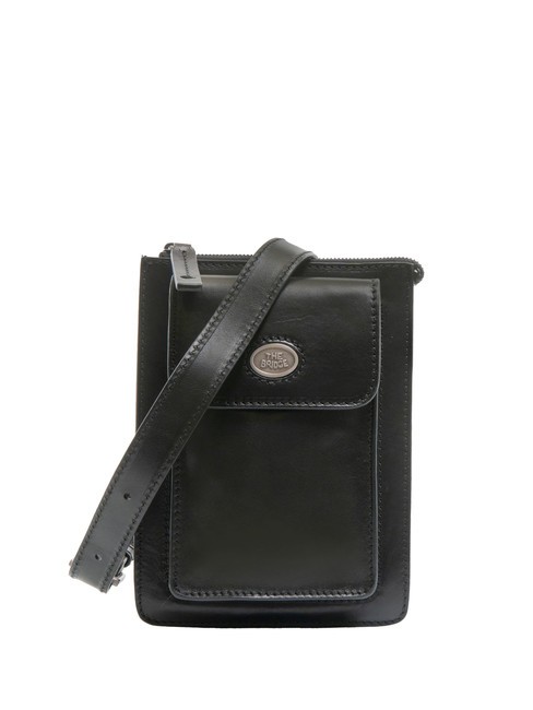 THE BRIDGE STOUO Mini curea de umar pentru suport smartphone negru - Genți de umăr bărbați