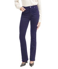 GUESS SEXY FLARE Pantaloni stretch cu efect de catifea - Pantaloni pentru femei