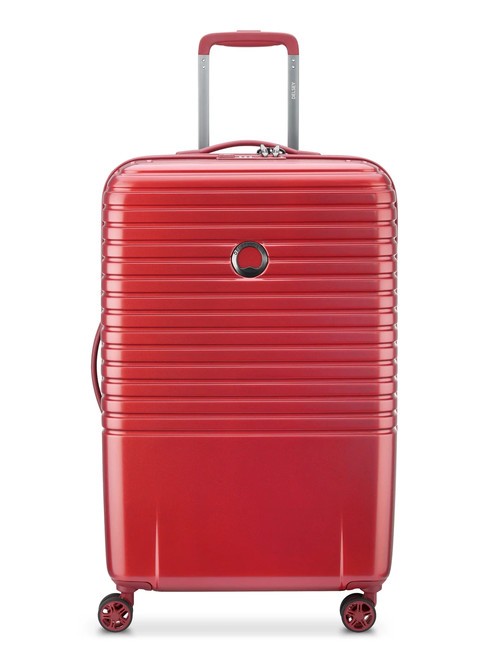 DELSEY CAUMARTIN PLUS  Troller de dimensiuni mari cu 4 roți duble roșu - Trolere rigide