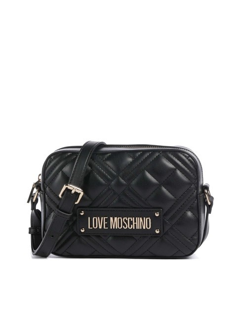 LOVE MOSCHINO QUILTED Geantă pentru cameră cu curea de umăr negru - Genți femei