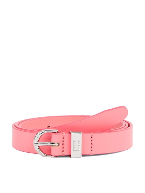 TOMMY HILFIGER TOMMY JEANS Heritage Oval Curea din piele roz preppy - Curele