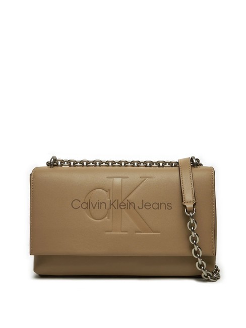 CALVIN KLEIN SCULPTED Convertible Geanta de umar/ crossbody vesela - Genți femei