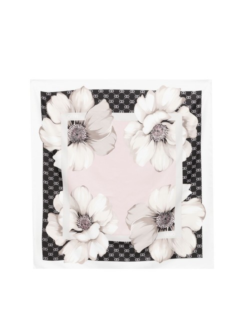 LIUJO MAXI FLOWER Eşarfă BLACK - Eșarfe