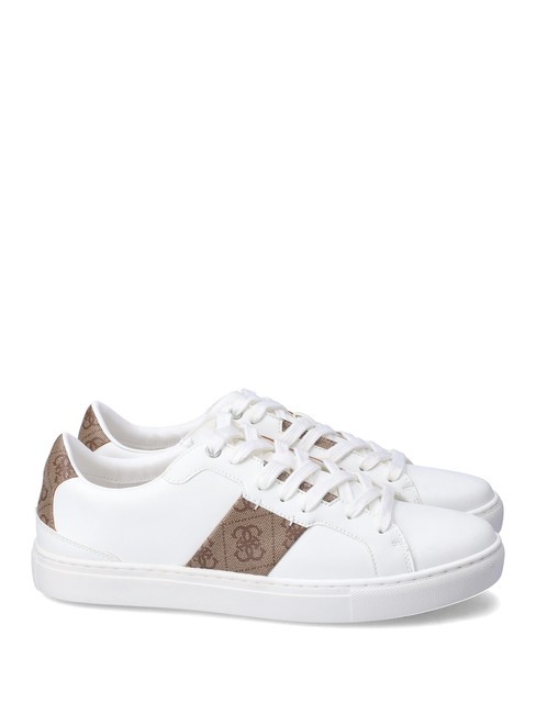 GUESS TODI  Adidași alb bej maro - Pantofi bărbați