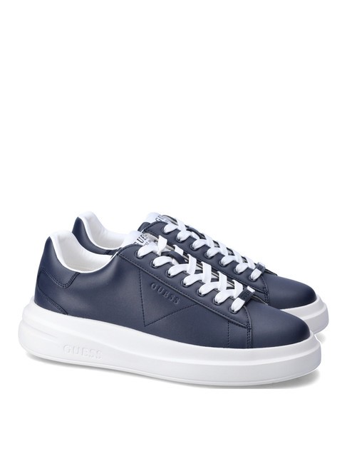 GUESS ELBA  Adidași înalți albastru alb - Pantofi bărbați