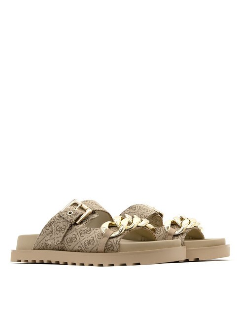 GUESS FATEMA2 Sandale Bej / maro - Pantofi femei