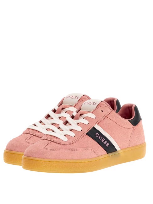 GUESS NOLINAS  Tenisi din piele PINK - Pantofi femei