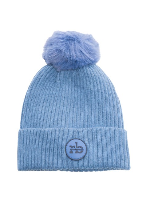 ROCCOBAROCCO PON PON Șapcă cu manșetă albastru - Căciuli