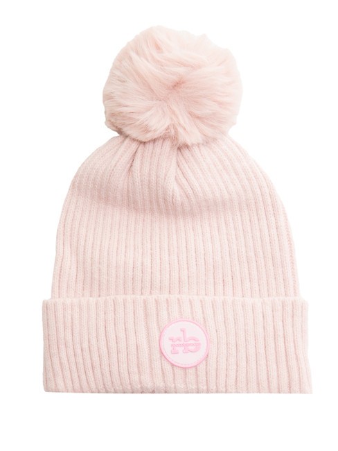 ROCCOBAROCCO PON PON Șapcă cu manșetă pudra de fata - Căciuli