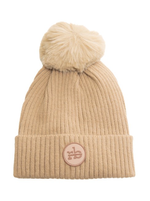 ROCCOBAROCCO PON PON Șapcă cu manșetă alun - Căciuli