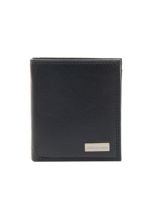 ROCCOBAROCCO ALEX Portofel vertical cu buzunar marina - Portofele bărbați