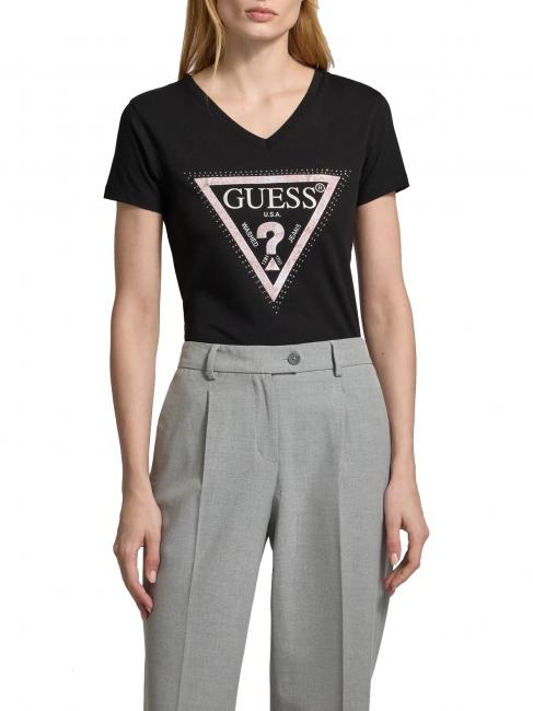 GUESS SS VN PYTHON TRIANGLE Tricou cu maneca scurta jetbla - tricou
