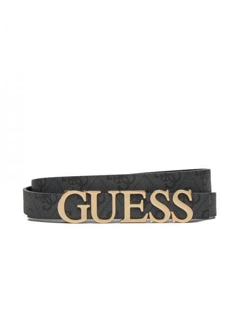 GUESS ZAMIRA Cureaua cu logo metalic geanta viking mare roo coalog - Curele