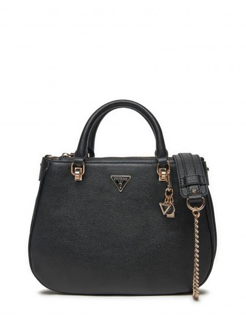 GUESS FEDORA Geantă de mână cu curea de umăr BLACK - Genți femei